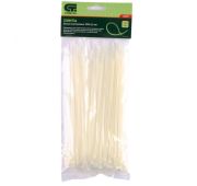 Хомуты пластиковые 200х3,6мм, белые, 100 шт.// Сибртех