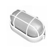 Светильник НПП 1402 белый овал с решеткой 60Вт IP54 IEK