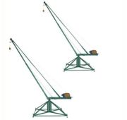 Кран стреловой поворотный «МАСТЕР» 320 кг 80 м без противовесов