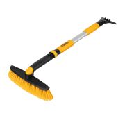Щетка-сметка со скребком, телескоп, поворотная голова, 750-1120 мм Denzel