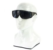 Очки защитные открытого типа, затемненные, ударопрочный поликарбонат, бок. И верх. Защита//СИБРЕТ