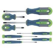 Набор отверток универсальный, CrV, трехкомпонентные рукоятки, 8 предметов Сибртех