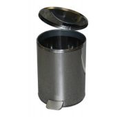 Урна педальная 15л. хром