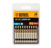 Набор бит SL6,0х50, сталь S2, шестигранный профиль, 10шт.// Denzel