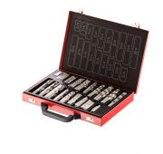 Набор сверл по металлу, 1-10 мм, 170 шт, HSS, в металлическом кейсе Matrix