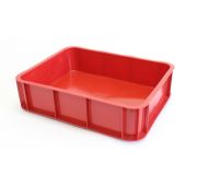 Ящик прямоугольный 430х330х110 сплошной (красный)