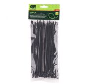 Хомуты, 200 x 3.6 мм, пластиковые, черные, 100 шт Сибртех