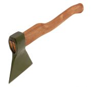 Топор кованный, в сборе, 1200/1550 г, деревянное топорище, 500 мм, Б3// Сибртех