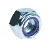 Гайка с нейлоновой вставкой М20 цинк DIN 985