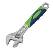 Ключ разводной, 200мм, переставная губка, 2-х комп.рукоятка// Сибртех