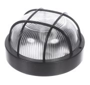 Светильник КРУГ 1ХЕ27Х60W ЧЕРН IP44