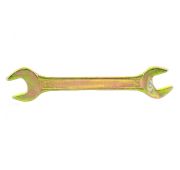 Ключ рожковый, 14 х 15 мм, желтый цинк Сибртех
