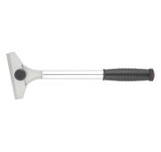 Скребок 100мм, фиксированное лезвие удл.металлическая обрезиненная ручка