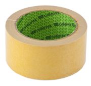 Лента клейкая двусторонняя, 50 мм х 10 м, на полипропиленовой основе// СИБРТЕХ