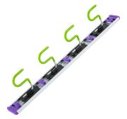 Алюминиевый настенный держатель для садового инструмента, 4 крюка, Palisad