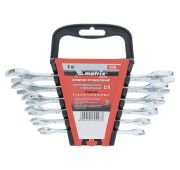 Набор ключей рожковых 6 шт, 6-17 мм, CrV, Elliptical, зеркальное хромирование Matrix