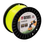 Леска для триммеразвезда, 1,6мм х 552м, на DIN катушке FLEX CORD// Denzel
