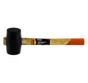 Киянка резиновая, 225 г, черная резина, деревянная рукоятка Sparta