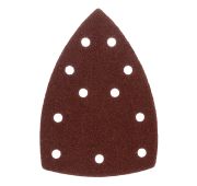 Треугольник абразивный на ворc. подложке под «липучку», перф., P 60, 150х150х100 мм, 5 шт.// Denzel
