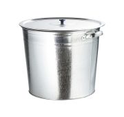 Бак для воды оцинкованный с крышкой (крышка с ручкой) 20л, без крана// Россия