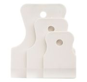 Набор шпателей 40-60-80 мм, белая резина, 3 шт.