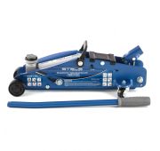 Домкрат гидравлический подкатной 2.5 т, с фиксатором, Safety Pin, 140-385 мм Stels