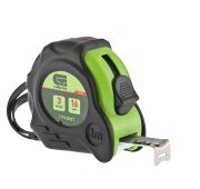 Рулетка Графит, обрезиненный  корпус, амортизатор, 3 м x16 мм