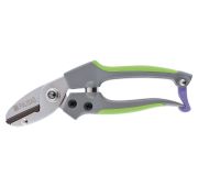 Секатор с наковальней, 170 мм, металлические обрезиненные рукоятки, Palisad