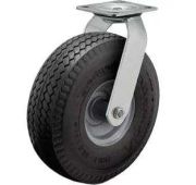 Колесо пневматическое 266 мм (площадка, поворотн., мет.обод)