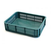 Ящик прямоугольный 430х330х110 дно сплошн стен перф (синий)