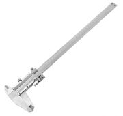 Металлический штангенциркуль с глубиномером Matrix 316345, 300 мм, со значением отсчета по нониусу 0