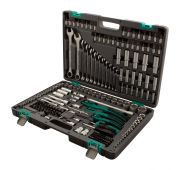 Набор инструмента, 1/4, 3/8, 1/2, Cr-V, S2, усиленный кейс, 216 предметов Stels