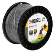 Леска для триммера двухкомпонентная квадрат, 2,4мм х 175м, на DIN катушке EXTRA CORD// Denzel