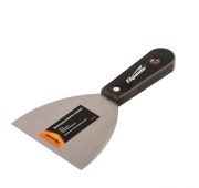 Шпательная лопатка стальная, 100 мм, полированная, пластмассовая ручка Sparta
