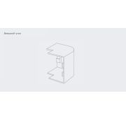 Кабель-канал акс. внеш.угол (белый) 12x12 4шт