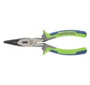 Длинногубцы прямые 180 мм, фосфатирование, трехкомпонентные рукоятки Сибртех