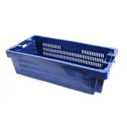 Ящик универс 800х400х225 дно сплошн стенки перфор (синий)