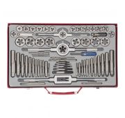 Набор метчиков и плашек Matrix 773065, М2-М20, включает 65 предметов, помещенных в металлический кей