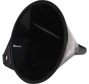 Воронка пластик. D 100 мм c  носиком 11 см.