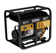 Генератор дизельный DES-55, 5,5 кВт, 230 В, 11 л, ручной стартер// Denzel