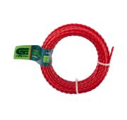 Леска для триммера овальная витая, 3.0 мм х 10 м, Россия Сибртех