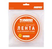 Лента клейкая двухсторонняя белая (20 мм х 5 м) ABRO MASTERS