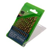 Набор сверл нитридтитан. по металлу, 1,5-6,5мм (через 0,5мм+3,2мм, 4,8мм), НSS,13 шт.// СИБРТЕХ