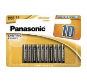 Батарейка Тип «ААА» Panasonic Alkaline LR 03 10шт/бл