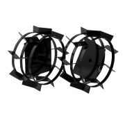 Грунтозацепы 380/160 мм, посадка шест. 23 мм, комплект 2 шт// Denzel