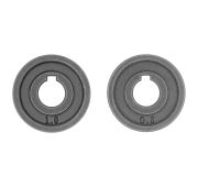 Подающий ролик, V профиль под стальную проволоку 0,8-1мм, 2 шт// Denzel