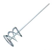 Оцинкованный миксер для красок и штукатурных смесей Denzel 848447, 80 х 400 мм, с шестигранным хвост