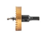 Коронка по металлу HSS, 60 мм, нитридтитановое покрытие Denzel