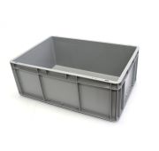 Ящик прямоуг. 600х400х220 сплошн (серый)