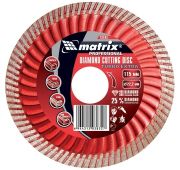 Диск алмазный, отрезной Turbo Extra, 230 х 22.2 мм, сухая резка Matrix Professional